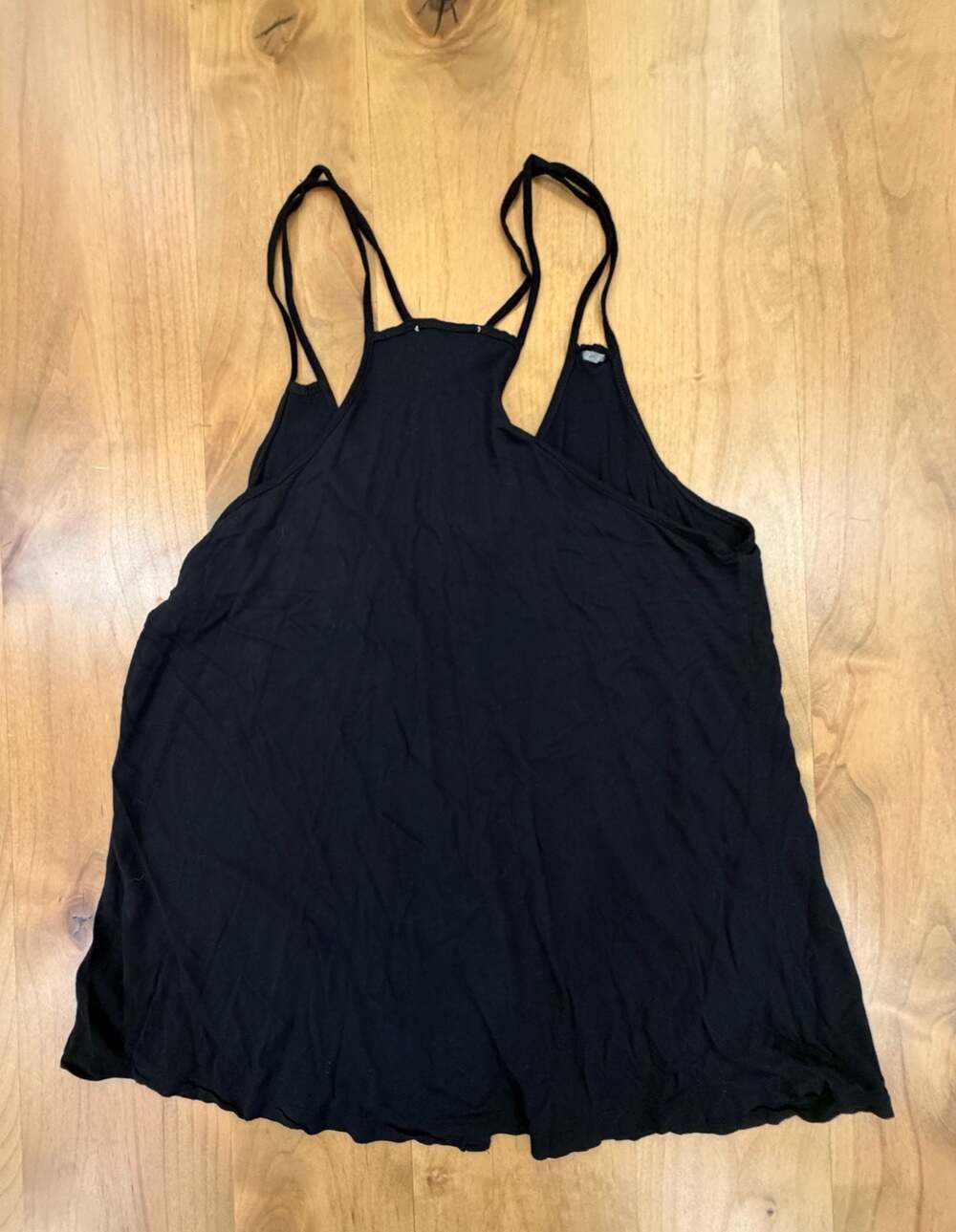 Old Navy Black Button-Front Racerback Tank Top Large - Picture 3 of 6